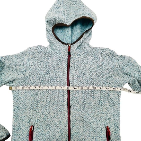 Killtec Tech Series Knit Jacket Full Zip Hooded In Blue Girls Size 10 - Picture 7 of 9